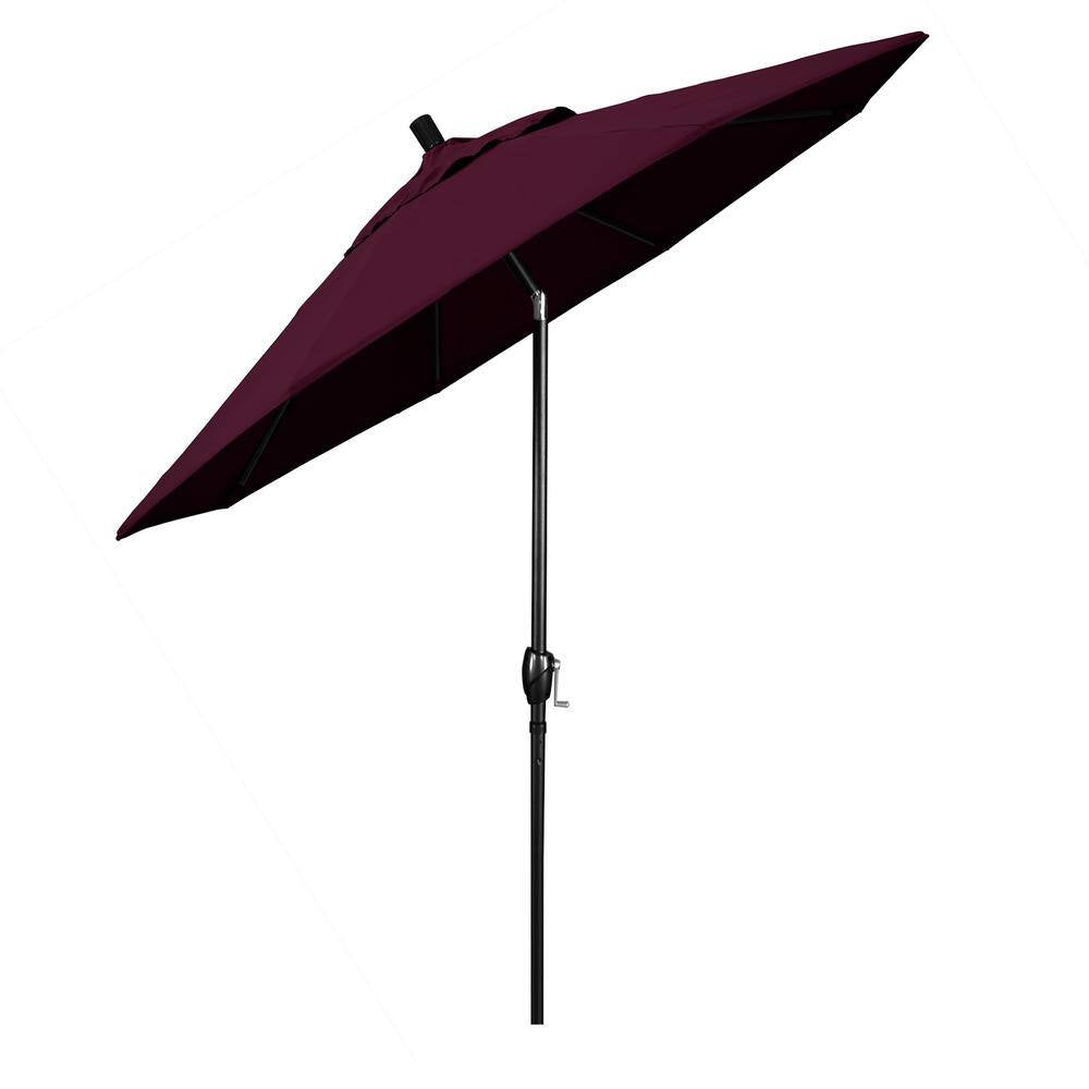 9 Ft. Aluminum Push Tilt Patio Umbrella in Purple Pacifica