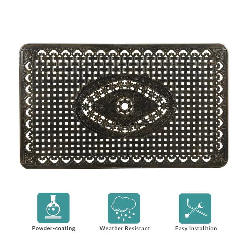 6 - Person Patio Dining Set with Rectangular Table