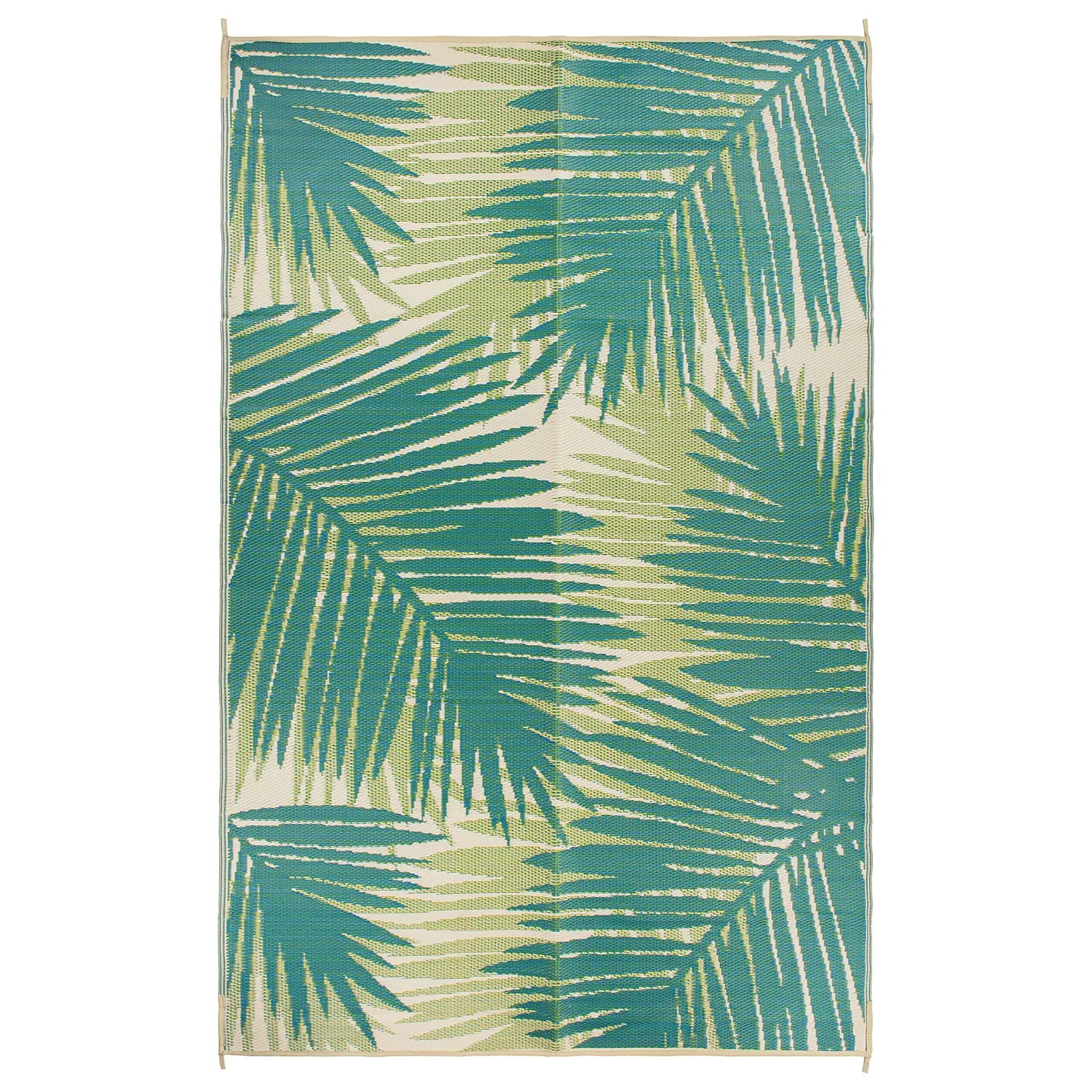 Tropical Floral Reversible Plastic Outdoor Rugs