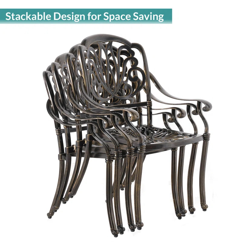 6 - Person Patio Dining Set with Rectangular Table