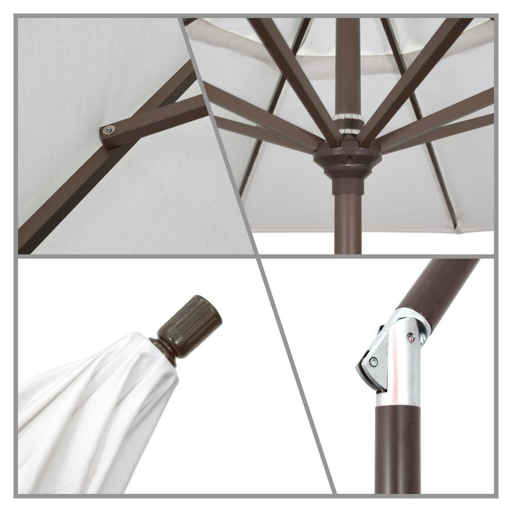 9 Ft. Aluminum Push Tilt Patio Umbrella in Purple Pacifica