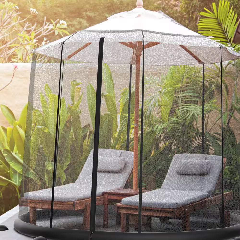 9 Ft. Patio Umbrella Mosquito/Bug Net for Umbrella