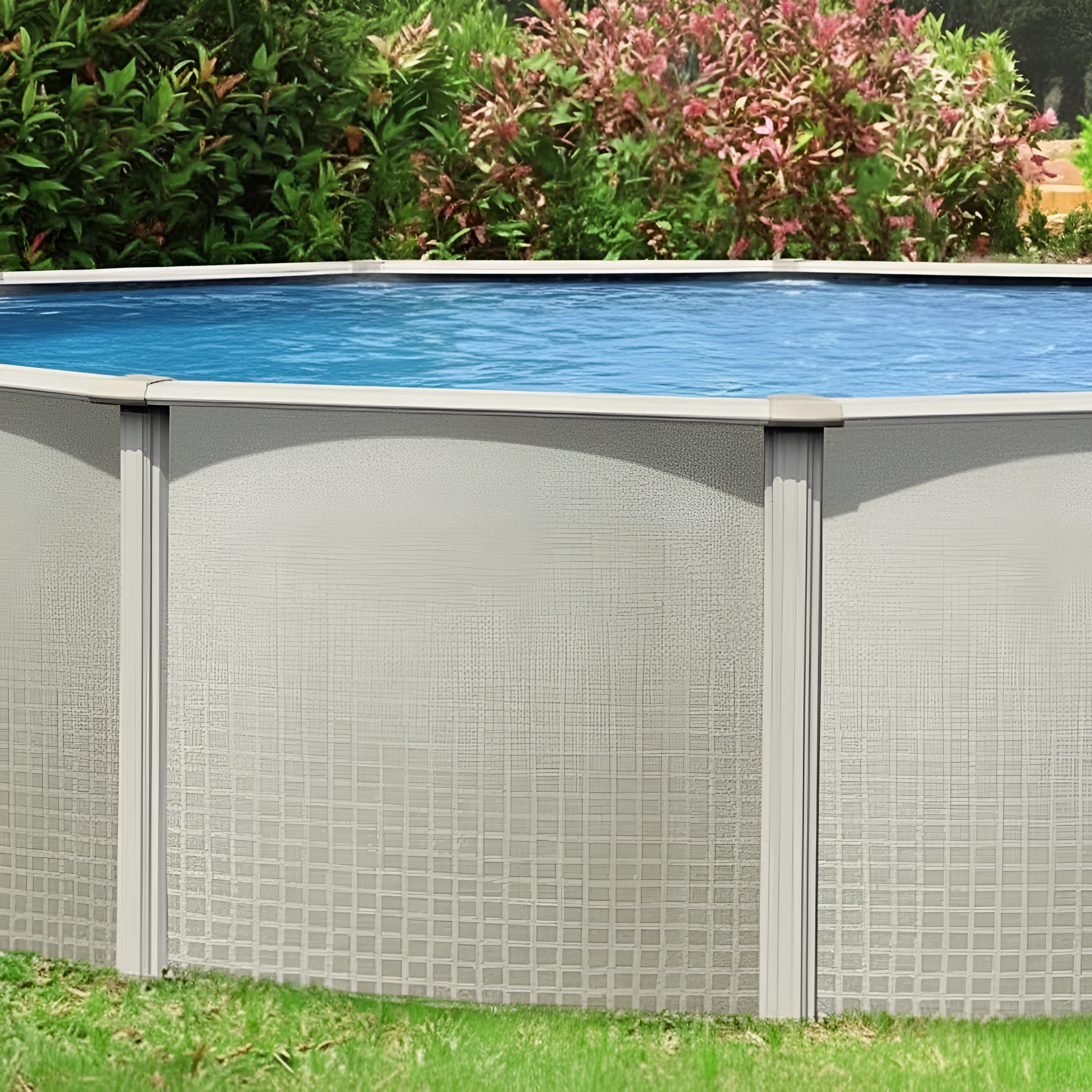 Impressions 27' round X 48" Wall Above-Ground Swimming Pools, Full Start-Up Kit