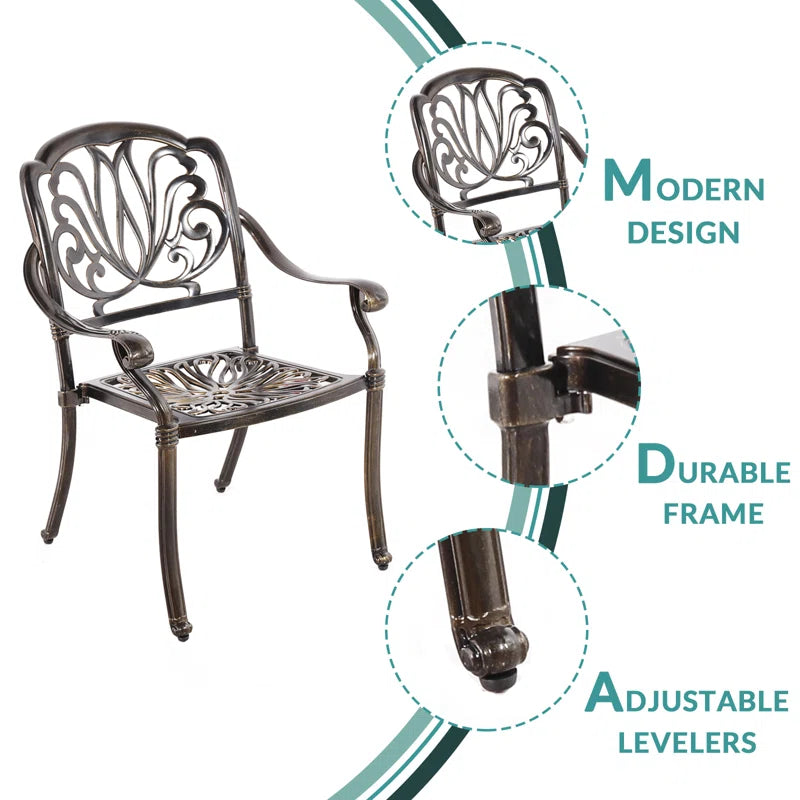 6 - Person Patio Dining Set with Rectangular Table