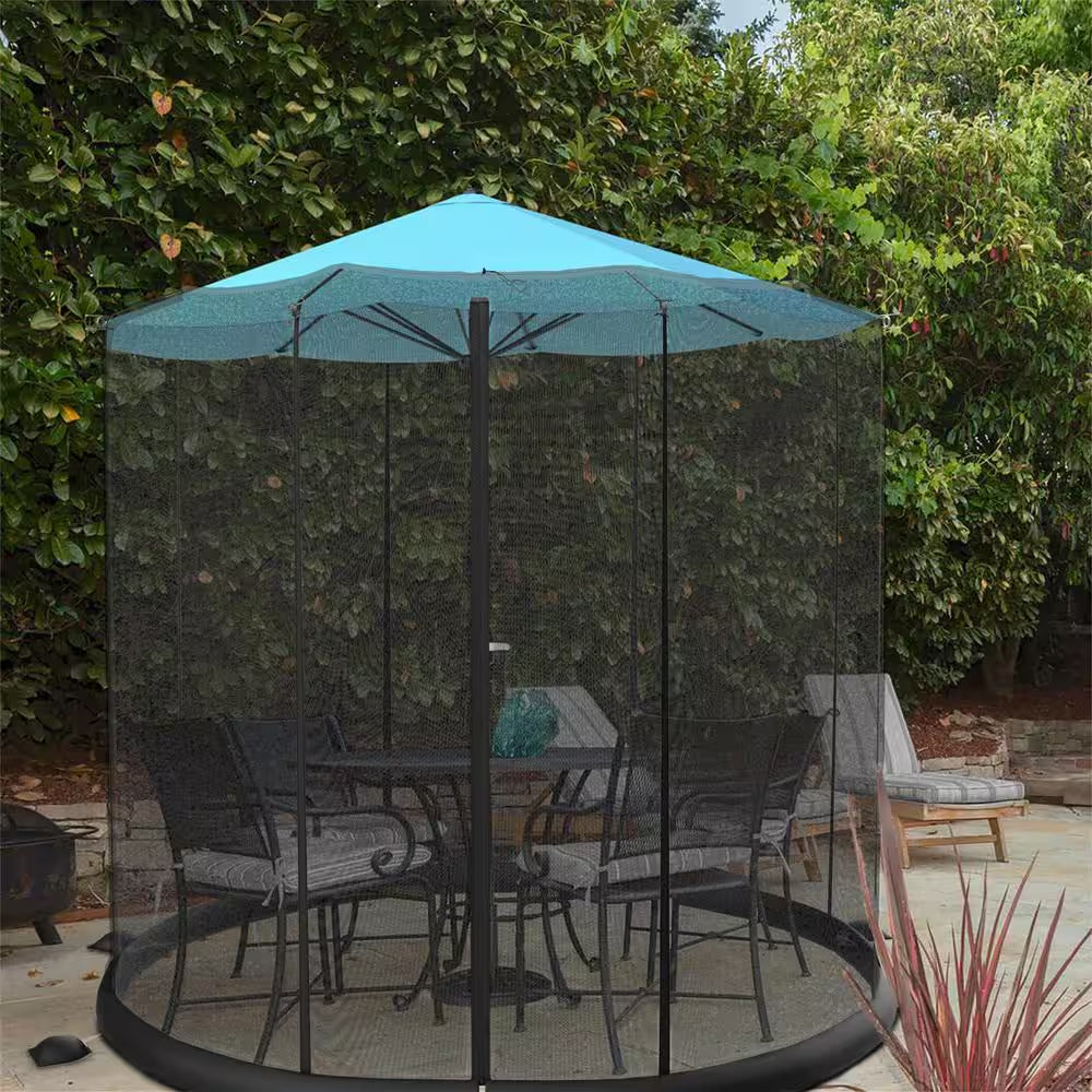 9 Ft. Patio Umbrella Mosquito/Bug Net for Umbrella
