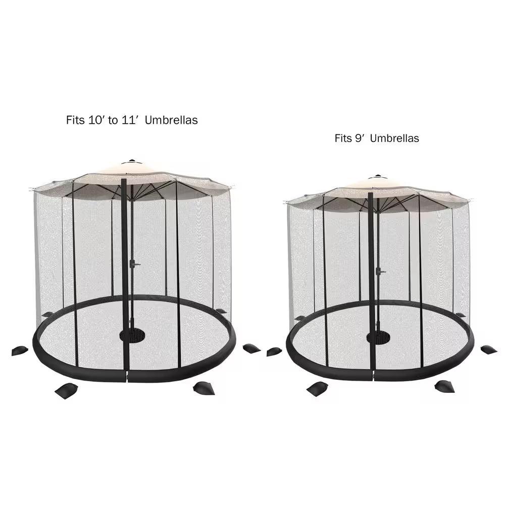 9 Ft. Patio Umbrella Mosquito/Bug Net for Umbrella