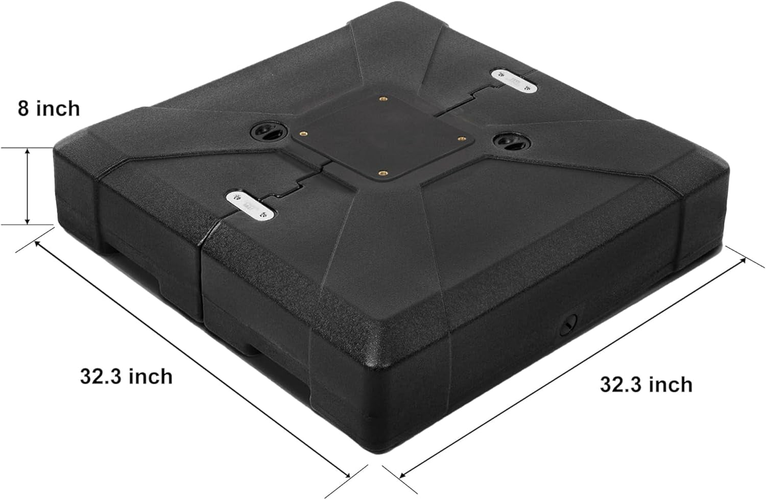 Cantilever Umbrella Base PL209BD, 32.21" x 32.21