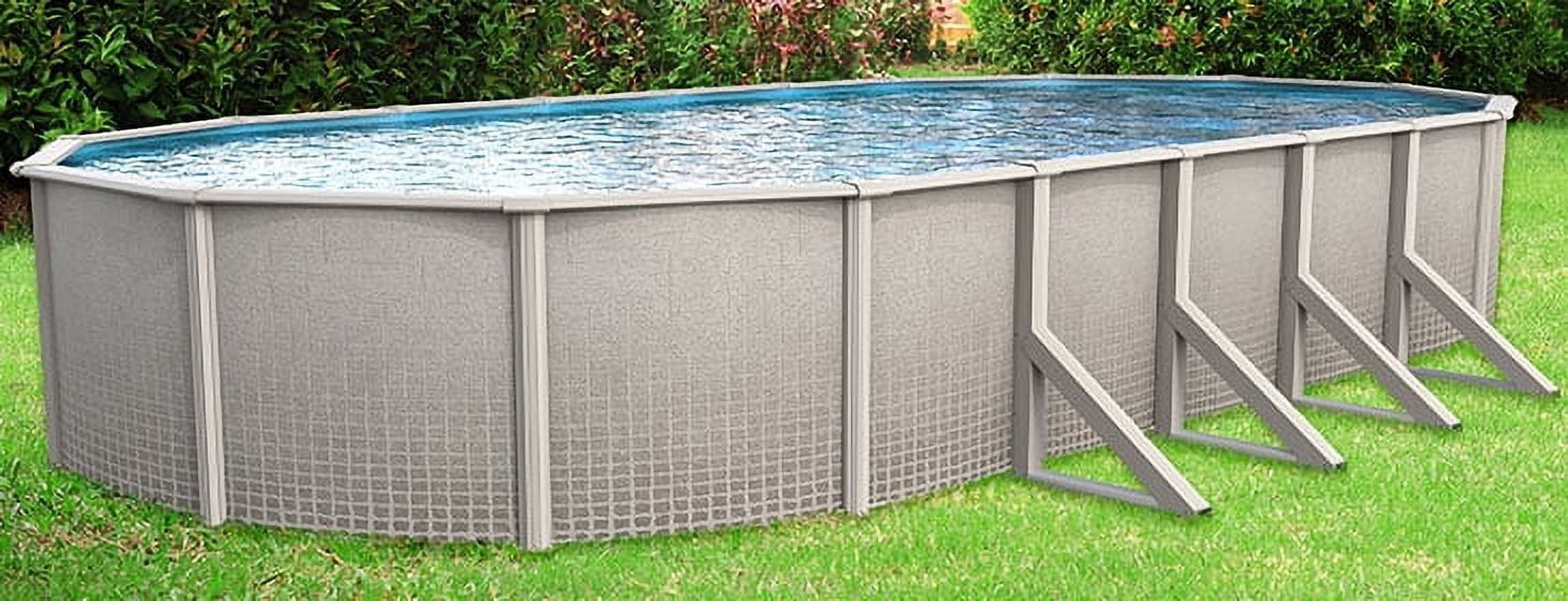 Impressions 15' X 30' Oval 48" Wall Above-Ground Swimming Pools, Full Start-Up Kit