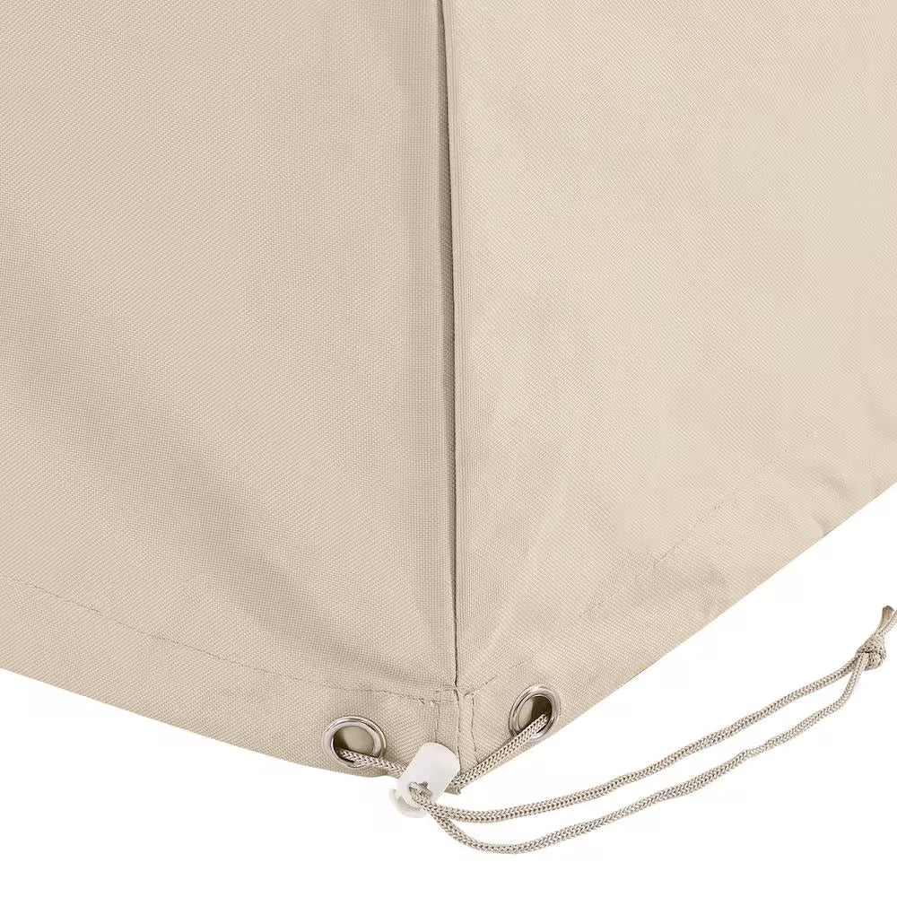 4-Pieces Tan Outdoor Furniture Cover Set
