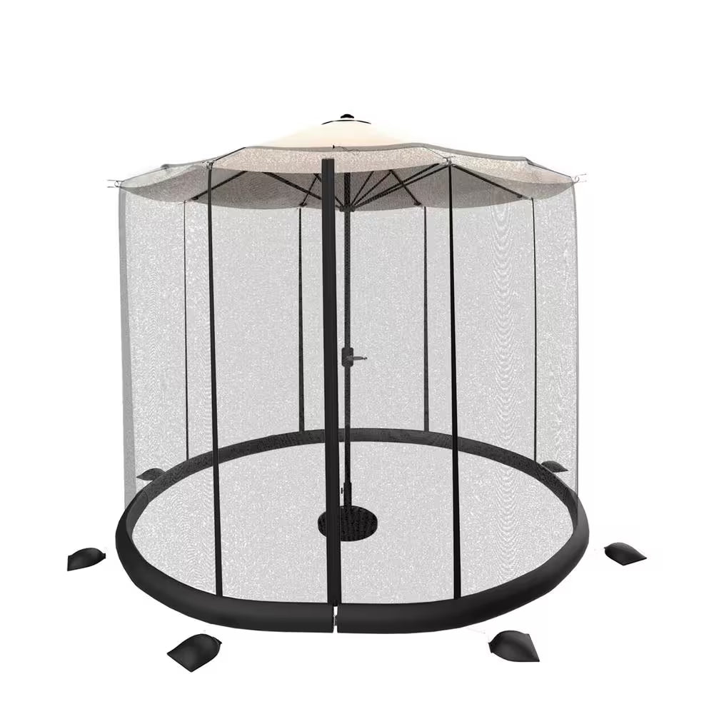 9 Ft. Patio Umbrella Mosquito/Bug Net for Umbrella