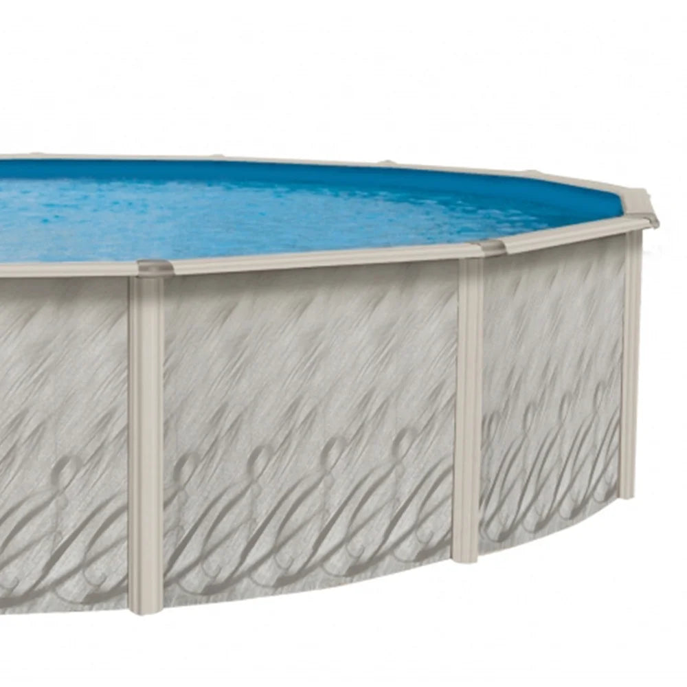 Meadows 18' X 33' X 52" Oval Above-Ground Swimming Pools, Full Start-Up Kit