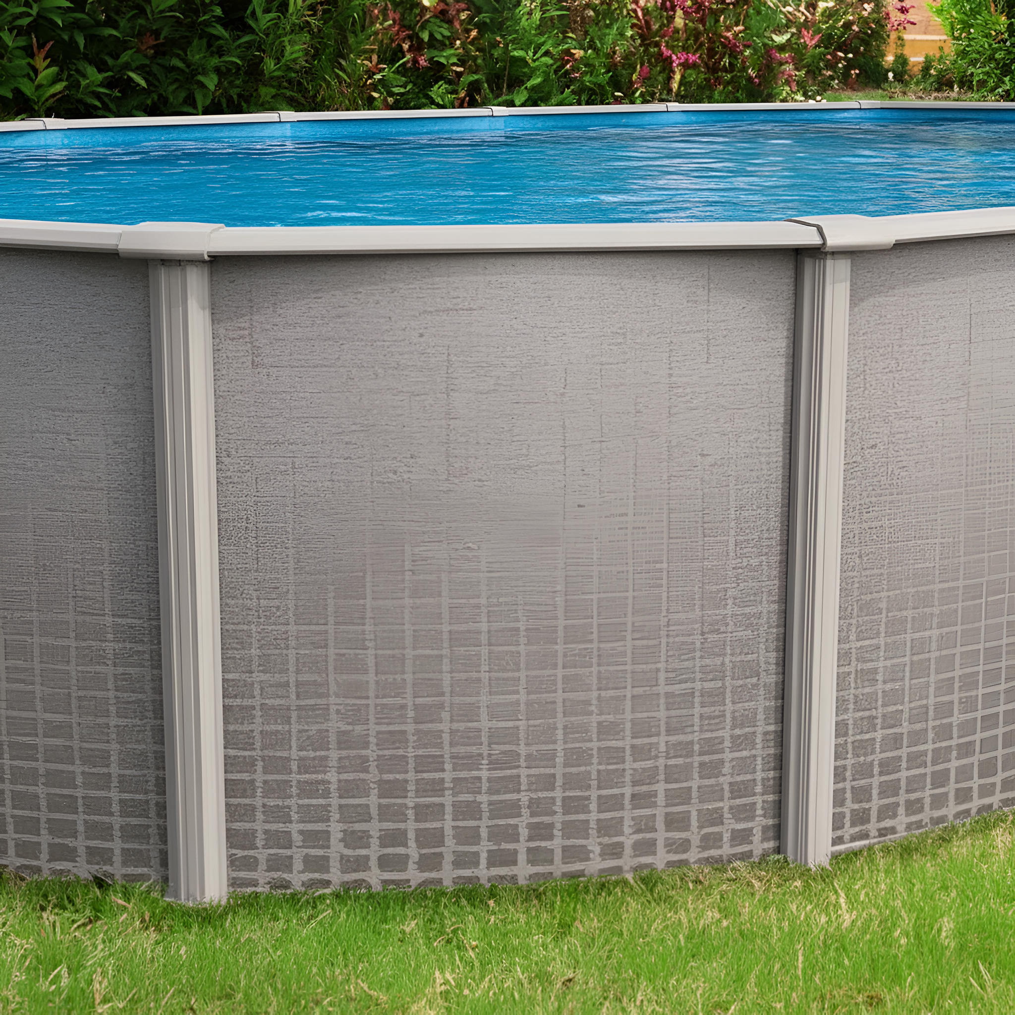 Impressions 18' X 33' Oval 48" Wall Above-Ground Swimming Pools, Full Start-Up Kit