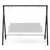 83 in Metal Patio Swing Stand with A-Shaped Structure